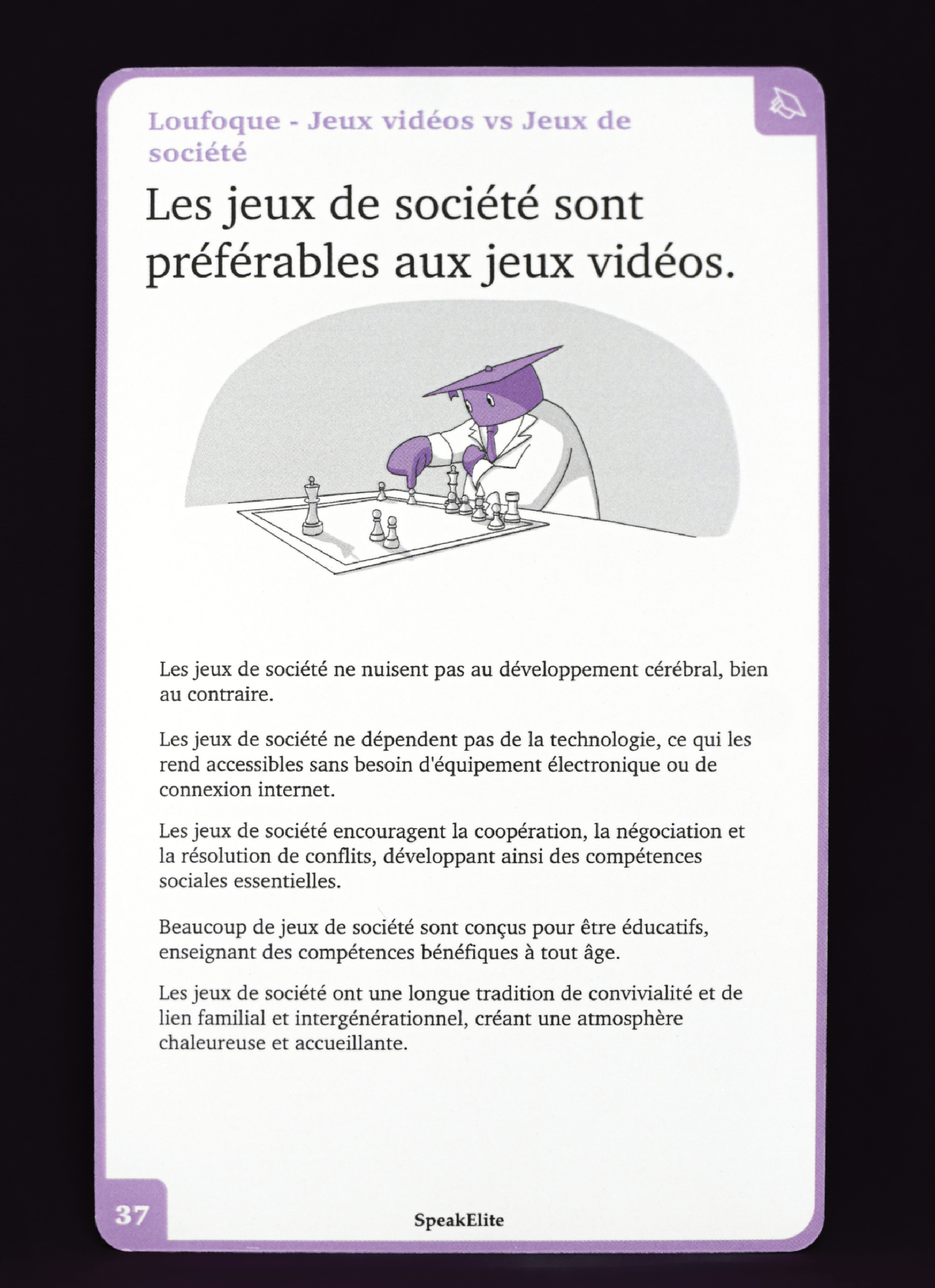 Cartes à débattre pour apprendre à convaincre