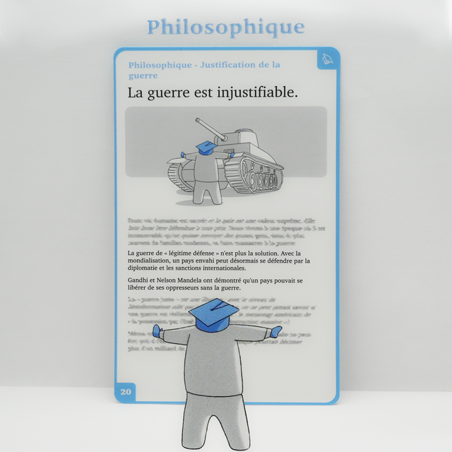 Une carte du jeu : la guerre